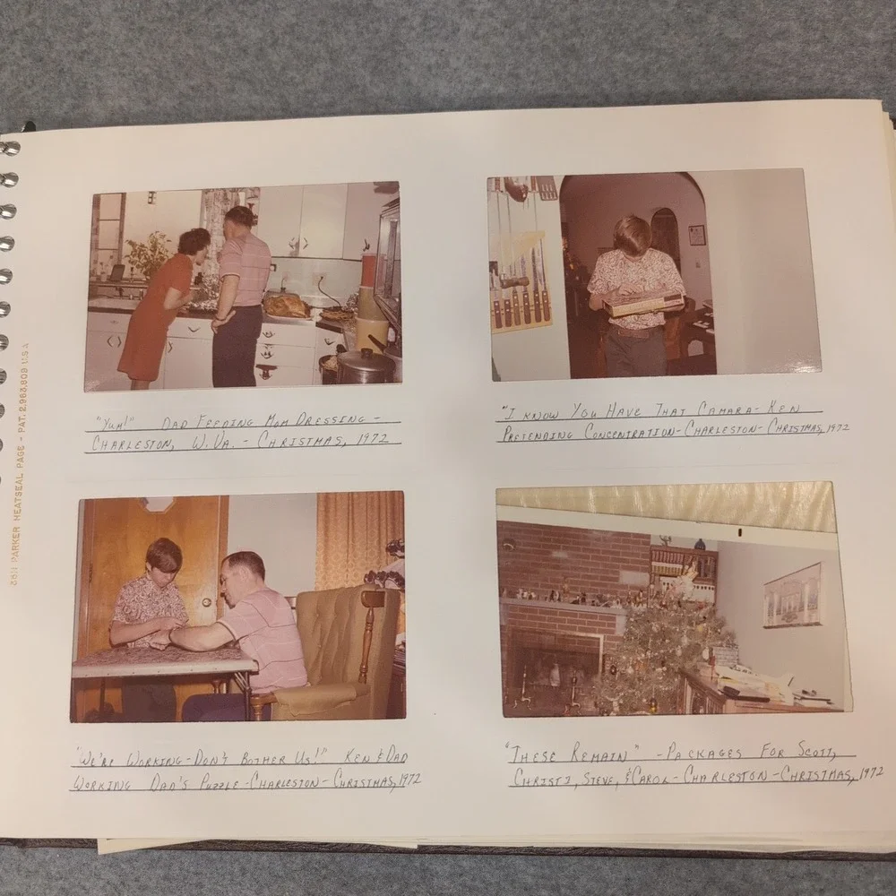 Vtg 1972-1973 Charleston WV Harrington Family Album USAF Col Patricia Harrington - Picture 5 of 16